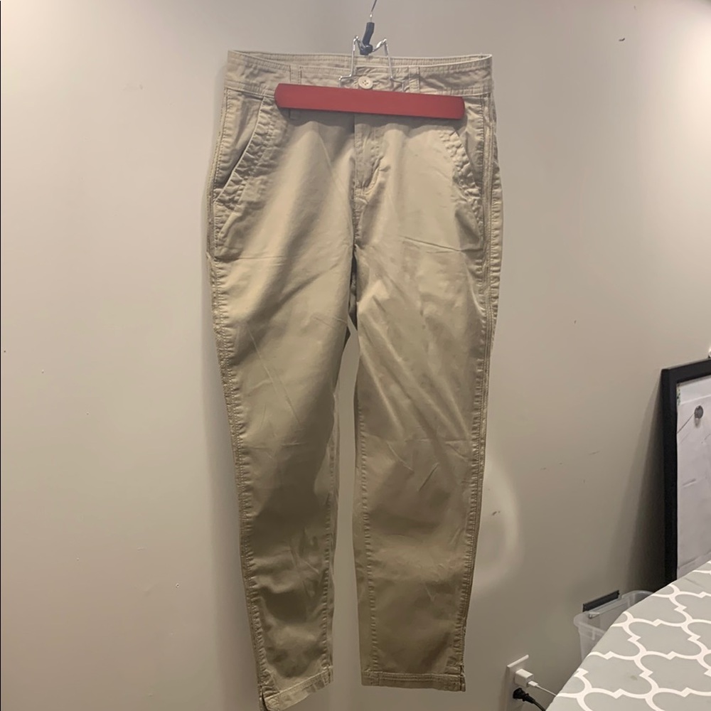 Eddie Bauer Tan Aspire Ankle Pants